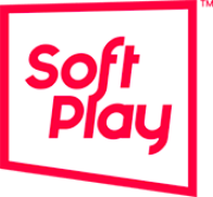 Red square Soft Play logo